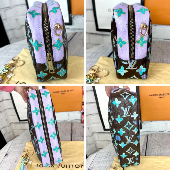 Louis Vuitton Trousse 23 Pouch Crossbody CUSTOM with dust bag and bag charm - Picture 15 of 16